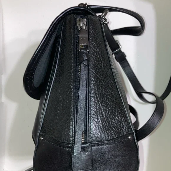 ๐ฃ COACH Faye ๐ฃ Mixed Materials Backpack in Black. - Picture 15 of 16